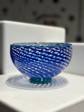 Load image into Gallery viewer, Lapis Optic Cane Bowl