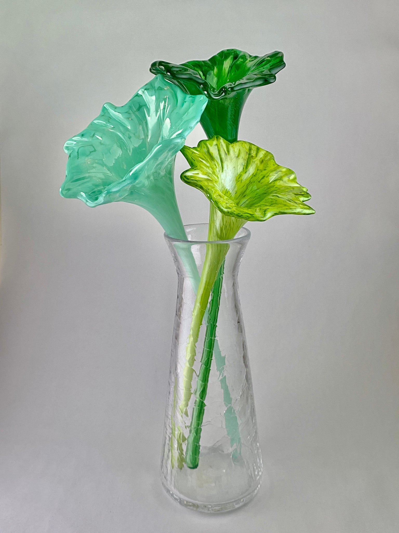 Pulled Flowers-Handblown Glass – Blind Bird Designs